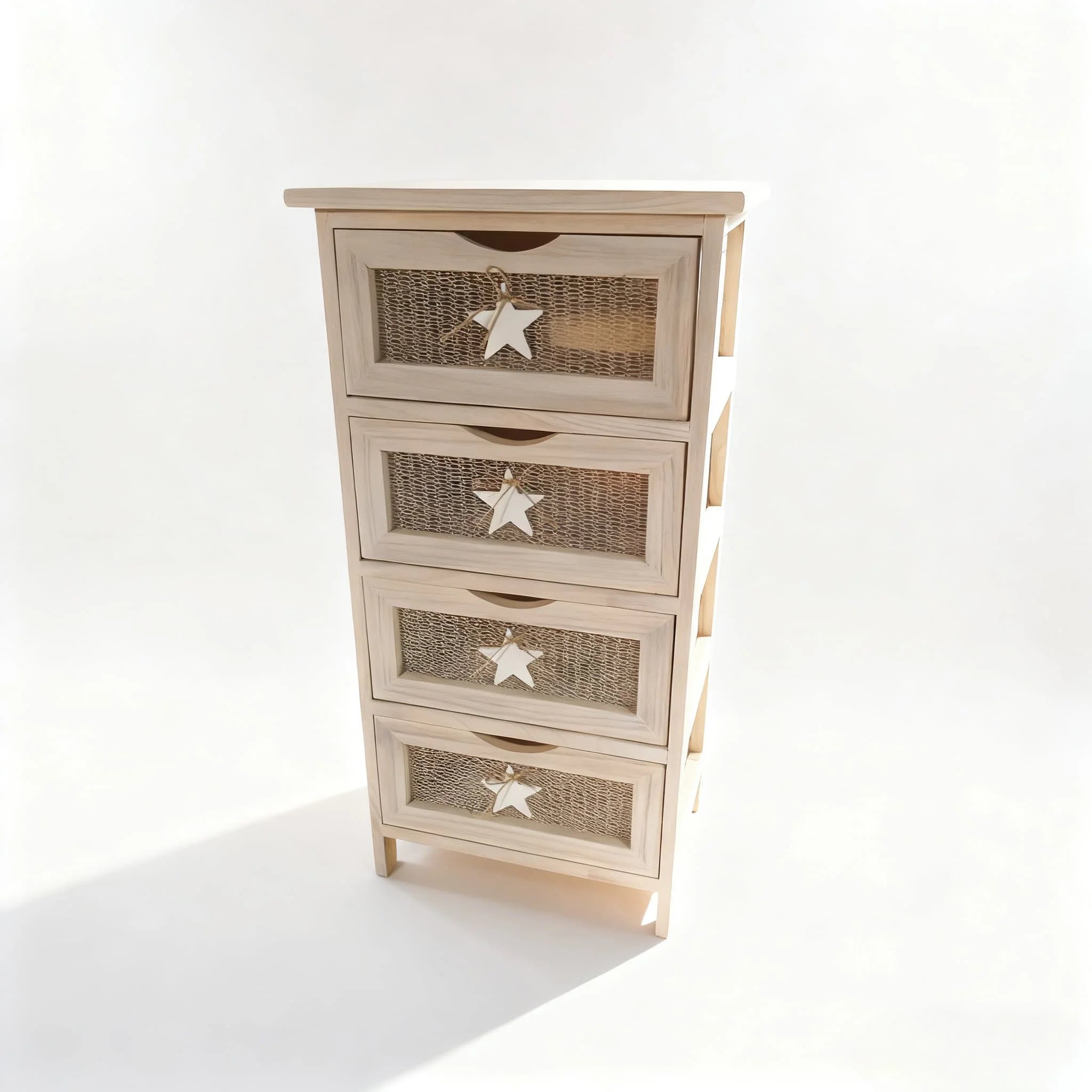 Modern Style Multi Functional Storage Cabinet Wooden with Drawers Storage Cabinet Bedside Table Storage Device