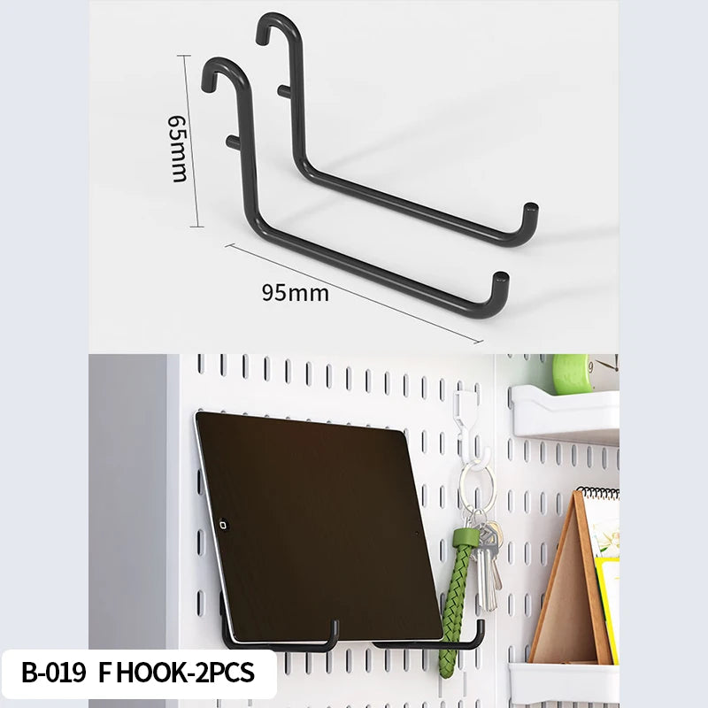 Single-Tier PP Material Plastic Desktop Organizer Space-Saving Foldable Storage Holder No-Hole Punching Feature Cabinets Shelves