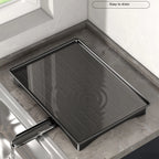 Kitchen Accessories 2 Tier Stainless Steel Dish Drainer Rust-proof Dish Rack for Kitchen Counter Black Escurridor De Platos