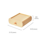 Modern Desk Organizer, Desktop Organizer with  Drawer Plastic Transparent Desktop Storage Box Organizer