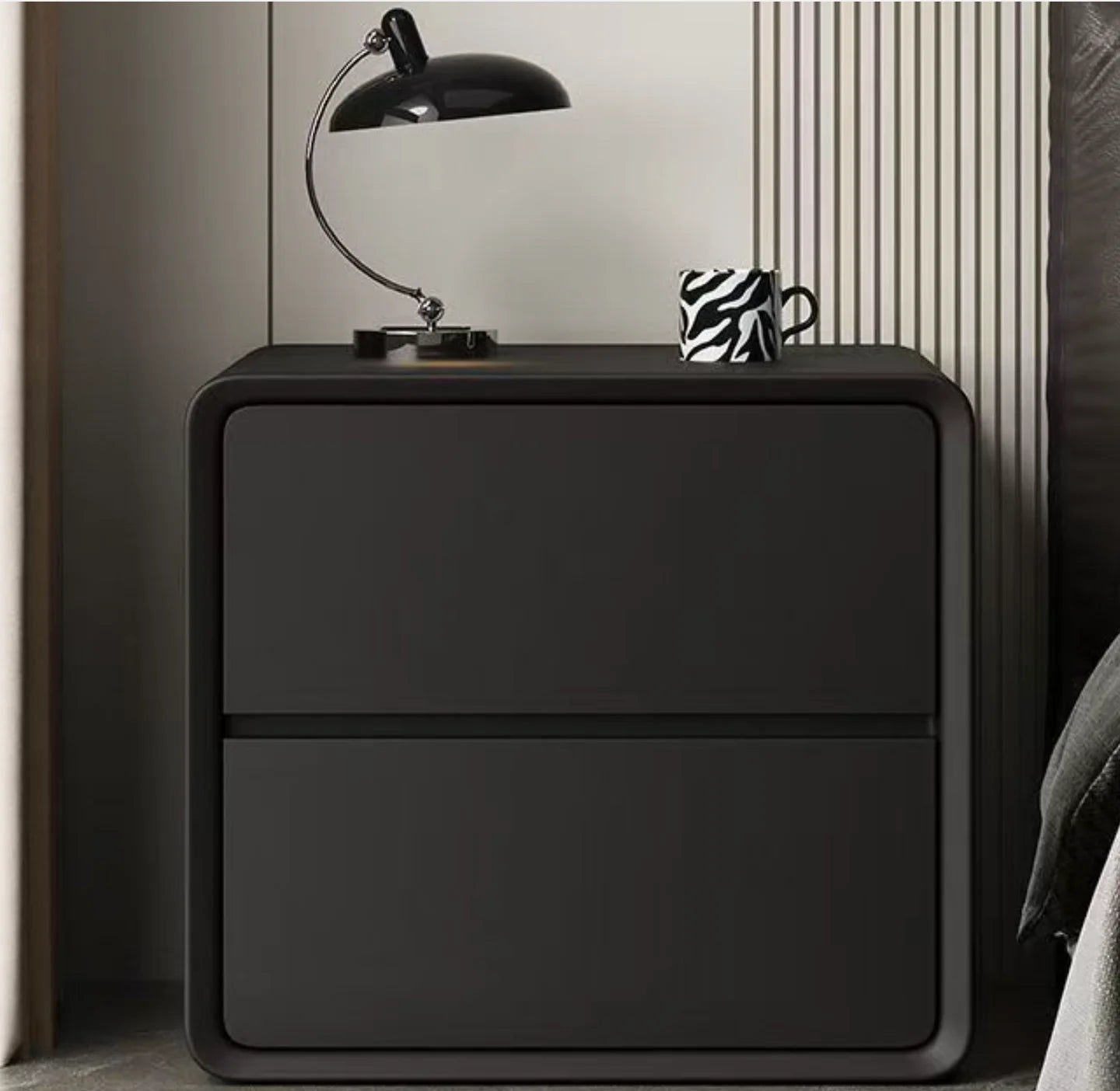 Modern Solid Wood Storage Cabinet New Design Bedside Bedside Table Apartment Bedroom Bedside Table