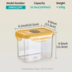 Factory Wholesale Plastic Airtight Food Storage Containers Kitchen Accessories Food Preservation Jars Fresh Keeping sealed Box