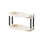 Wholesale Versatile Adjustable Desktop Multi-Layer Stackable Storage Rack Desk Stationery Cosmetics Stand for Living Room