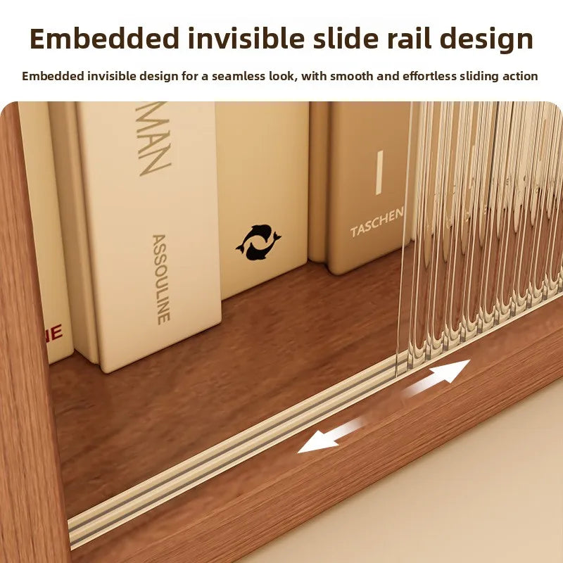 Custom Bamboo Desktop BedroomTabletop Plastic Storage Cabinet Cosmetic Storage Box Lipstick Storage Rack Desktop Storage Cabinet