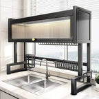 Kitchen Storage Rack Sinkescurridor De Platos Iron Storage Holders & Racks Countertop Pool Cupboard Multi-functional Metal