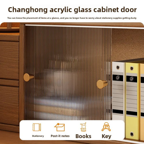 Custom Bamboo Desktop BedroomTabletop Plastic Storage Cabinet Cosmetic Storage Box Lipstick Storage Rack Desktop Storage Cabinet