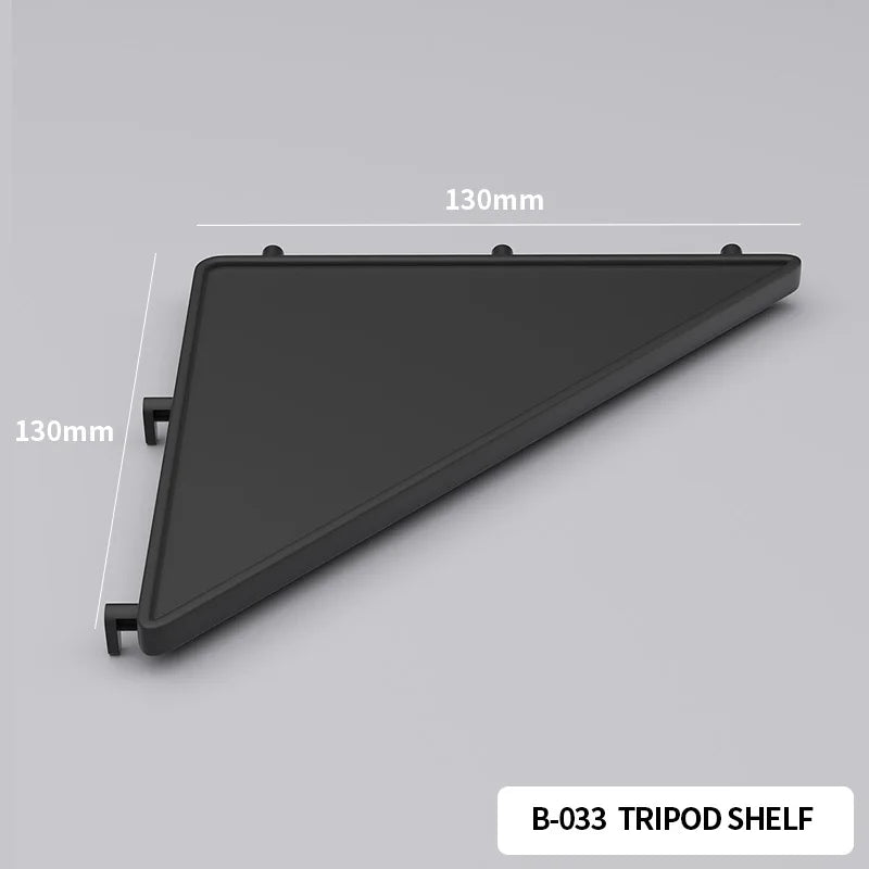 Single-Tier PP Material Plastic Desktop Organizer Space-Saving Foldable Storage Holder No-Hole Punching Feature Cabinets Shelves