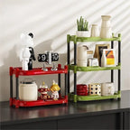 Wholesale Versatile Adjustable Desktop Multi-Layer Stackable Storage Rack Desk Stationery Cosmetics Stand for Living Room
