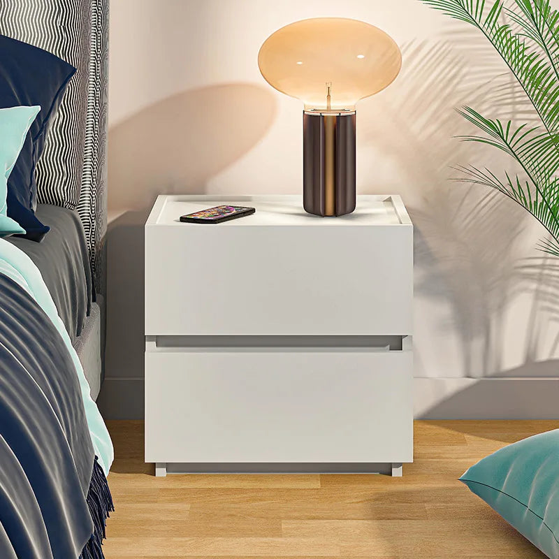 Bedroom Nordic Two Drawer Wooden Stackable Bedside Modern Small Bed Side End Night Tables Nightstands for Living Room Furniture