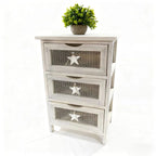 Modern Style Multi Functional Storage Cabinet Wooden with Drawers Storage Cabinet Bedside Table Storage Device
