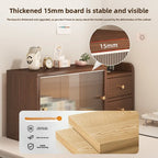 Custom Bamboo Desktop BedroomTabletop Plastic Storage Cabinet Cosmetic Storage Box Lipstick Storage Rack Desktop Storage Cabinet