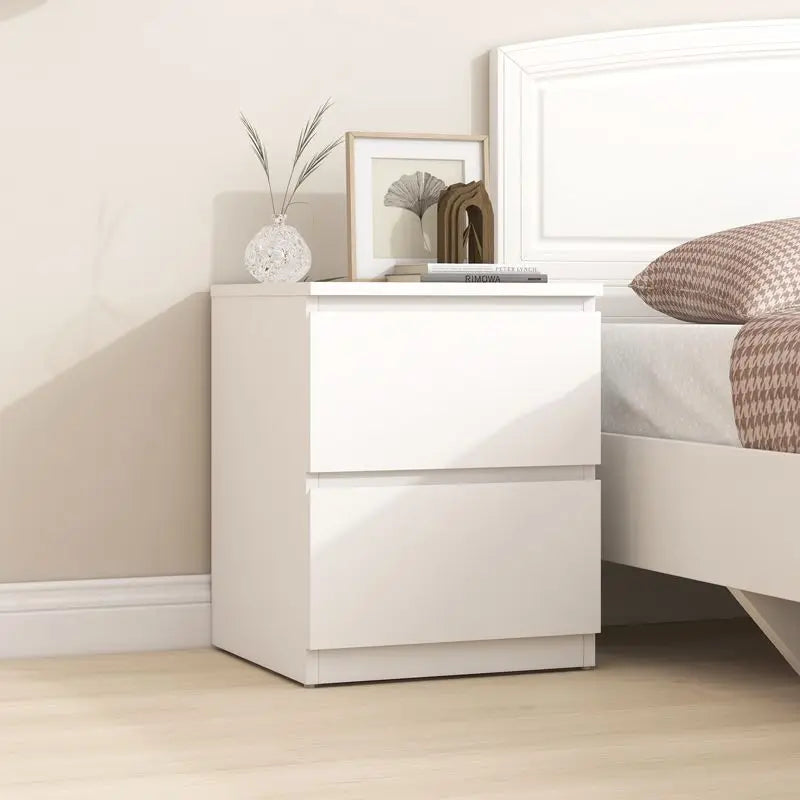 Factory Wooden MDF Night Stand Table De Nuit Muebles Para La Casa Nightstand Set 2 Mesitas De Noche