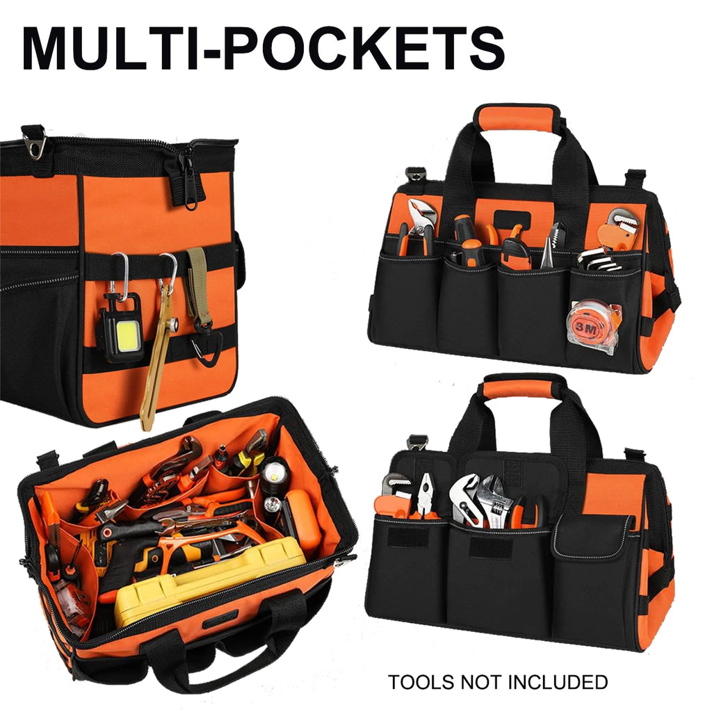 Customized Portable Tool Box Organizer Storage, Large Tool Bag,Heavy Duty Tactical Toolbag with Big Zipper, Travel Carry Toolbox