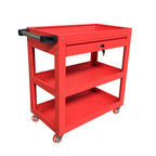 Mechanic Utility Cart  Tool Trolley Set Tool Cabinet With 3 Tier Shelf