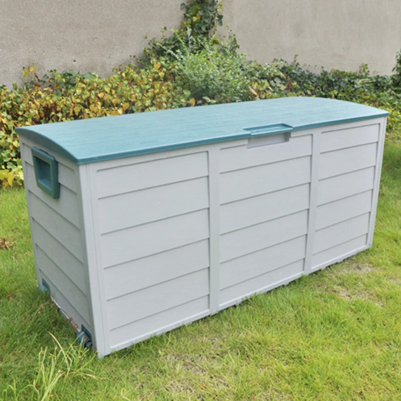 VERTAK Outdoor Garden Waterproof Hand Tool Large Storage Plastic Box With Wheels and Handle