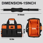 Customized Portable Tool Box Organizer Storage, Large Tool Bag,Heavy Duty Tactical Toolbag with Big Zipper, Travel Carry Toolbox