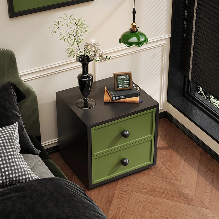 Bedroom Steel Nightstand with Anti-Rust Coating for Long Use