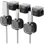 Magnetic Cable Clip Cable Holder Adhesive Wire Keeper Cord Cable Organizer Usb Charging Line Winder for Office Desktop Ome