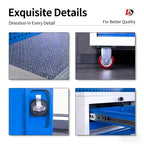 Modern Garage Workshop & Warehouse Tool Storage Cabinet Lockable Metal Toolbox with Drawers Eco-Friendly Durable