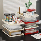 Modern Convenient Multifunctional Office Desk Stationery and Book Storage Rack Desktop File Storage Box