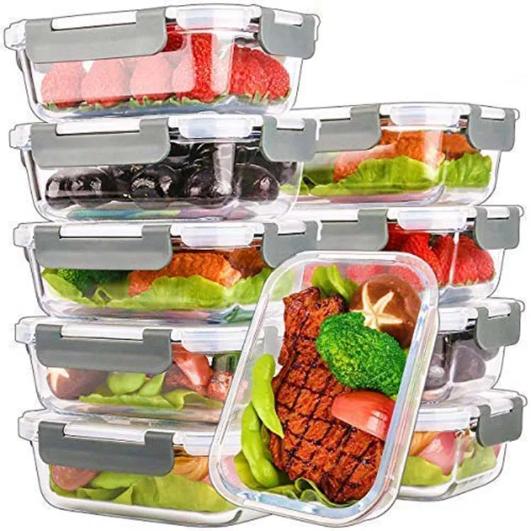 Kitchen Hermetic Glass Lunch Box Set Kitchen Containers Storage Airtight Food Storage Storage Containers for Food