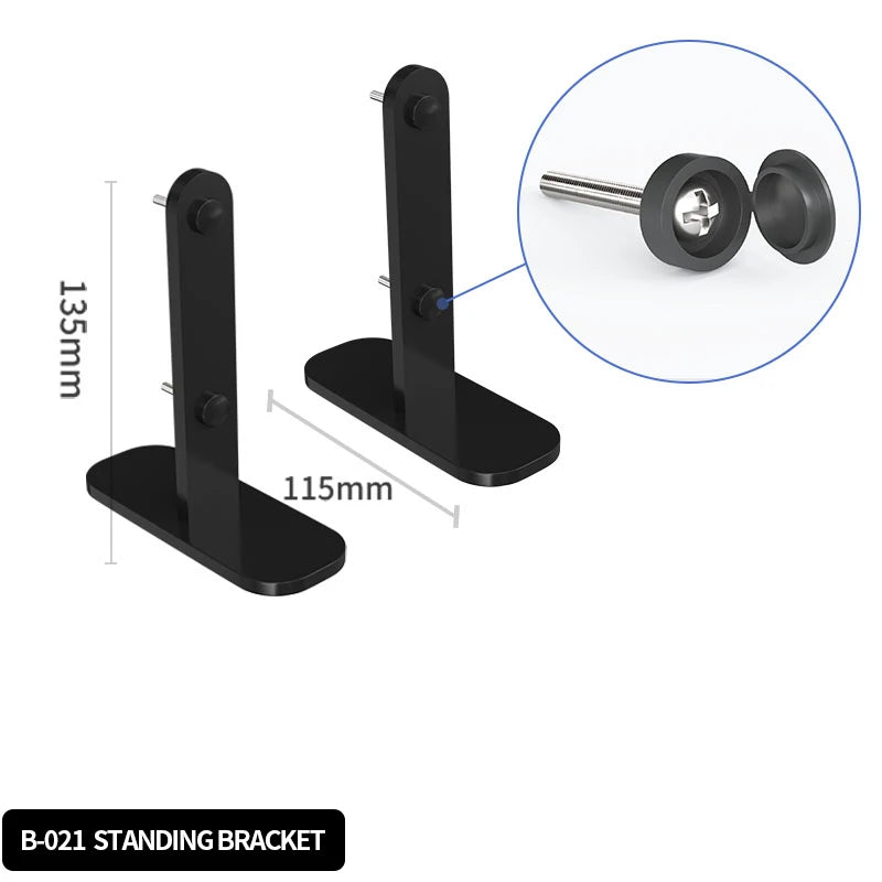 Single-Tier PP Material Plastic Desktop Organizer Space-Saving Foldable Storage Holder No-Hole Punching Feature Cabinets Shelves