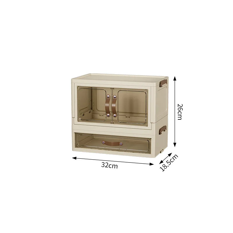 Desk Organizer, Plastic Desktop Organizer with Pencil Holder and Sticky Note Tray, Office Stationery Supplies Organizers