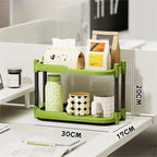 Wholesale Versatile Adjustable Desktop Multi-Layer Stackable Storage Rack Desk Stationery Cosmetics Stand for Living Room