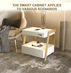 Wholesale Modern Intelligent Charging Bedside Table Multi-functional Bedside Table Side Table Drawers for Living Room Bedroom
