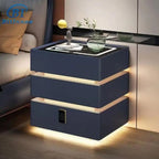 Chinese Professional Supplier Nordic Light Luxury Smart Bedside Table Nightstand Hotel Nightstands