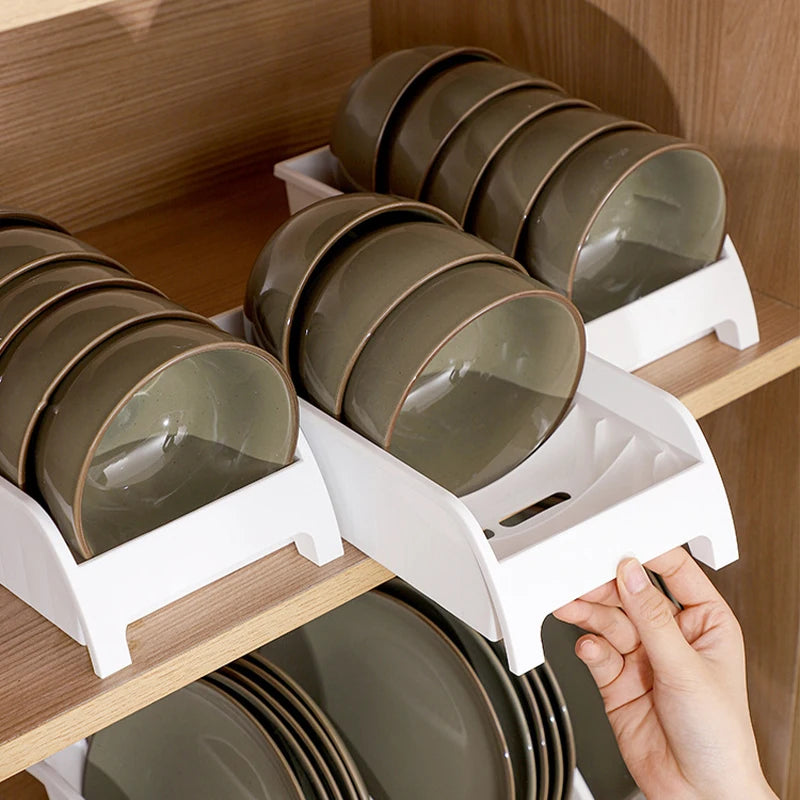 Wholesale Dish Storage for Home Kitchen Plastic Dish Drain Rack Plate Storage Rack Drying Storage Rack
