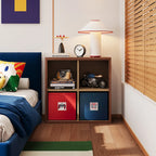 Modern Metal Steel Nightstand, Bedroom Bedside Table with Storage Drawer and Open Shelf