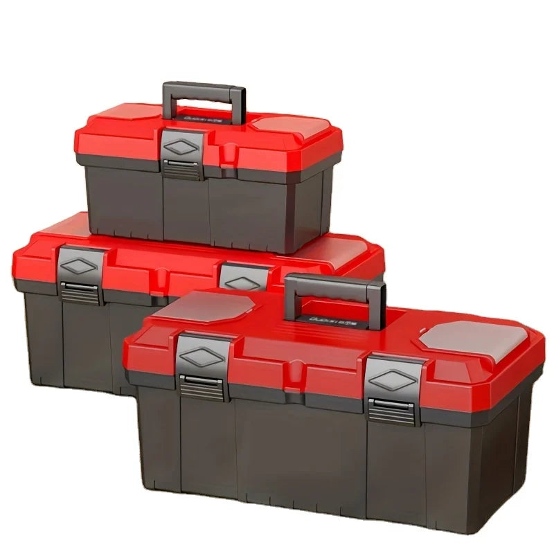 Portable Multi-compartment Plastic Suitcase Plastic Machinery Accessories Packaging Case PP Tool Box
