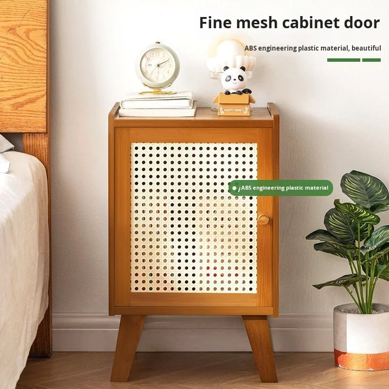 Modern Ultra-Narrow Small Household Bedside Table with Storage Cabinet New Simple Bedside Side Table for Bedroom