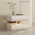 IItalian-style Light Luxury Bedside Table with Lamp, Suitable for Bedrooms and Home Furnishings, Creative Bedside Storage