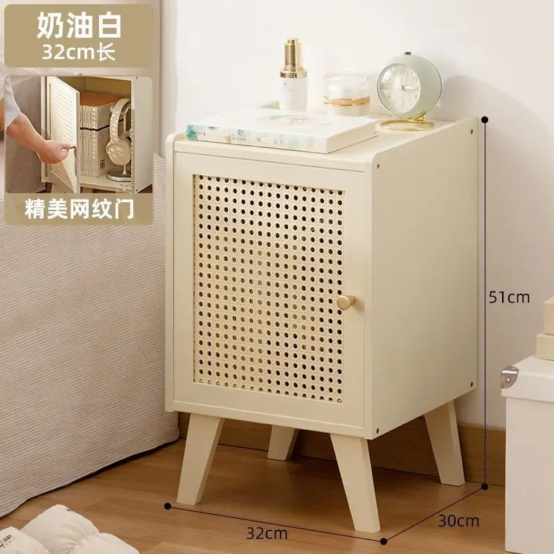 Modern Ultra-Narrow Small Household Bedside Table with Storage Cabinet New Simple Bedside Side Table for Bedroom