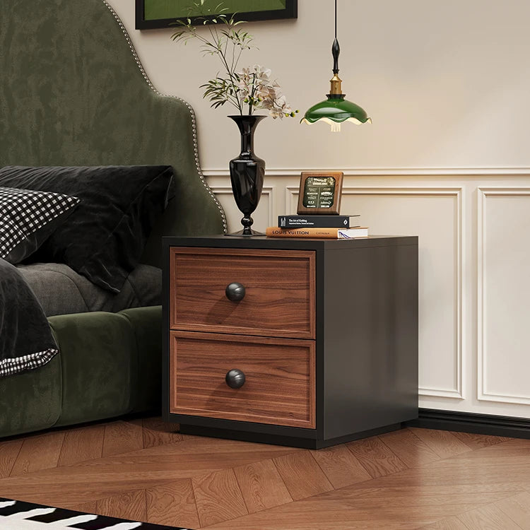 Bedroom Steel Nightstand with Anti-Rust Coating for Long Use