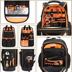 Custom Logo High Quality 1680D Mold Storage Organizer Garden Work Canvas Heavy Duty Electrician Tool Bag for Storing Tool Bag