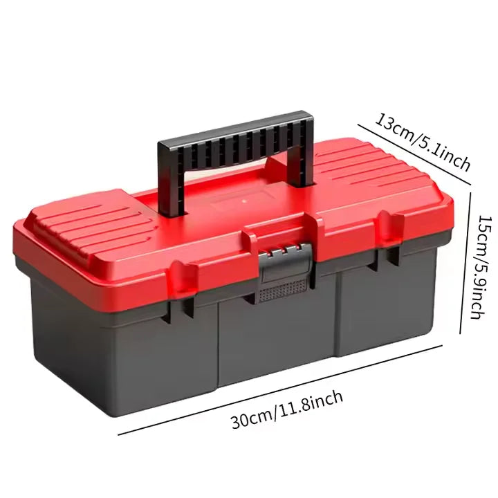 Portable Multi-compartment Plastic Suitcase Plastic Machinery Accessories Packaging Case PP Tool Box
