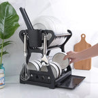 Hot Product Kitchen Dish Storage Rack Table Top Drain Bowl Rack Put Tableware Kitchen Storage Rack