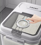 Airtight Bread Storage Container with Time Recording Countertop Bread Box with Lid for Kitchen Homemade Bread Storage