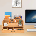 Desk Organizers with Drawer, Desk Organizers and Accessories with Pen Holder, Desktop File Organizer and Storage
