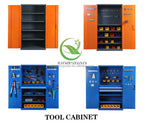 Factory Price OEM Workshop Garage Two Door Multi-Functional 3-Drawer Steel Tool Cabinet with 300kg Capacity
