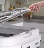 Airtight Bread Storage Container with Time Recording Countertop Bread Box with Lid for Kitchen Homemade Bread Storage