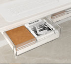 GREENSIDE Modern Design Plastic Office Station Storage Box with Under-Table Drawer Bar Bottom Lifting Paste Non-Punching