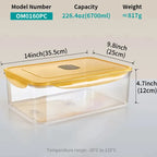 Factory Wholesale Plastic Airtight Food Storage Containers Kitchen Accessories Food Preservation Jars Fresh Keeping sealed Box