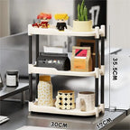 Wholesale Versatile Adjustable Desktop Multi-Layer Stackable Storage Rack Desk Stationery Cosmetics Stand for Living Room