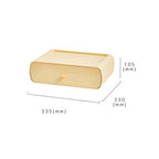 Modern Desk Organizer, Desktop Organizer with  Drawer Plastic Transparent Desktop Storage Box Organizer