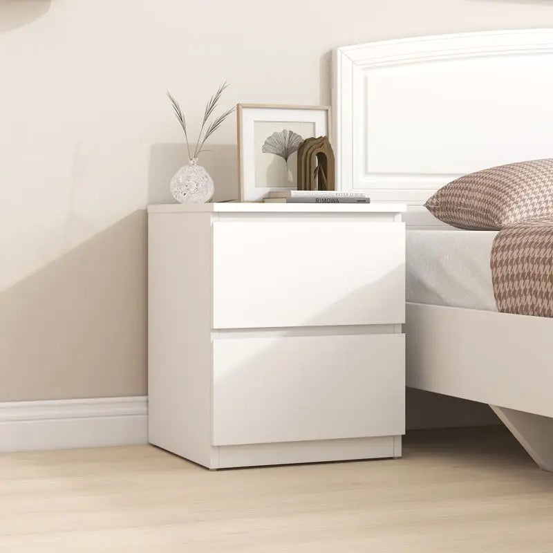 Factory Wooden MDF Night Stand Table De Nuit Muebles Para La Casa Nightstand Set 2 Mesitas De Noche