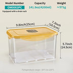 Factory Wholesale Plastic Airtight Food Storage Containers Kitchen Accessories Food Preservation Jars Fresh Keeping sealed Box